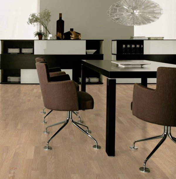 Scheucher Parkett Eiche Classic Perla Schiffsboden