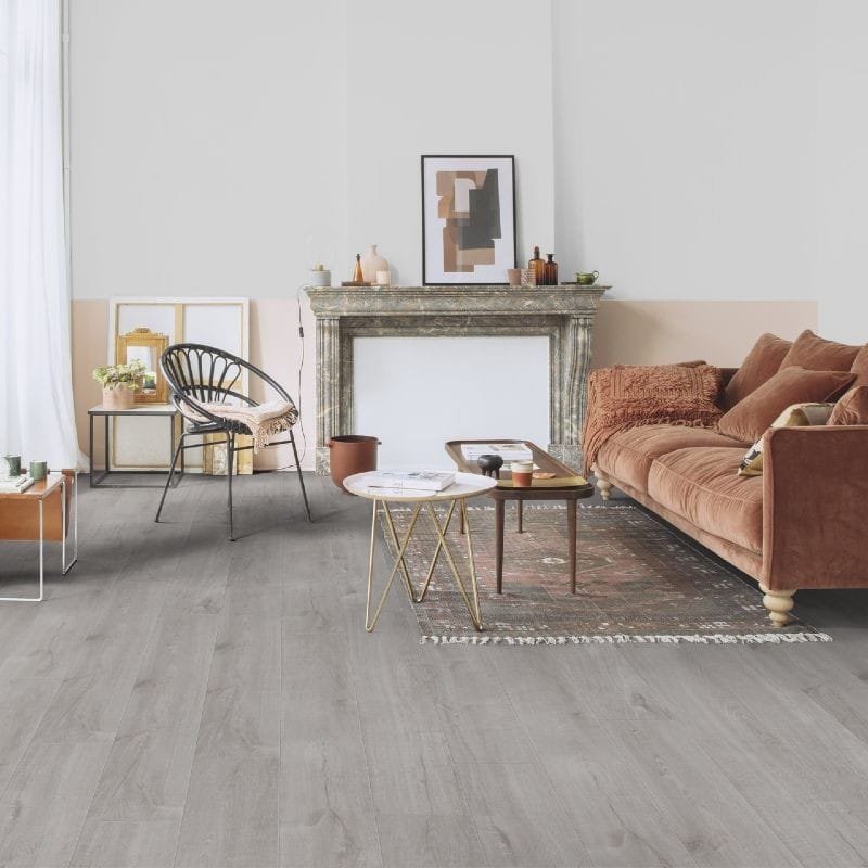 Eiche Baumwolle kalt grau Bloom Quick Step Vinyl