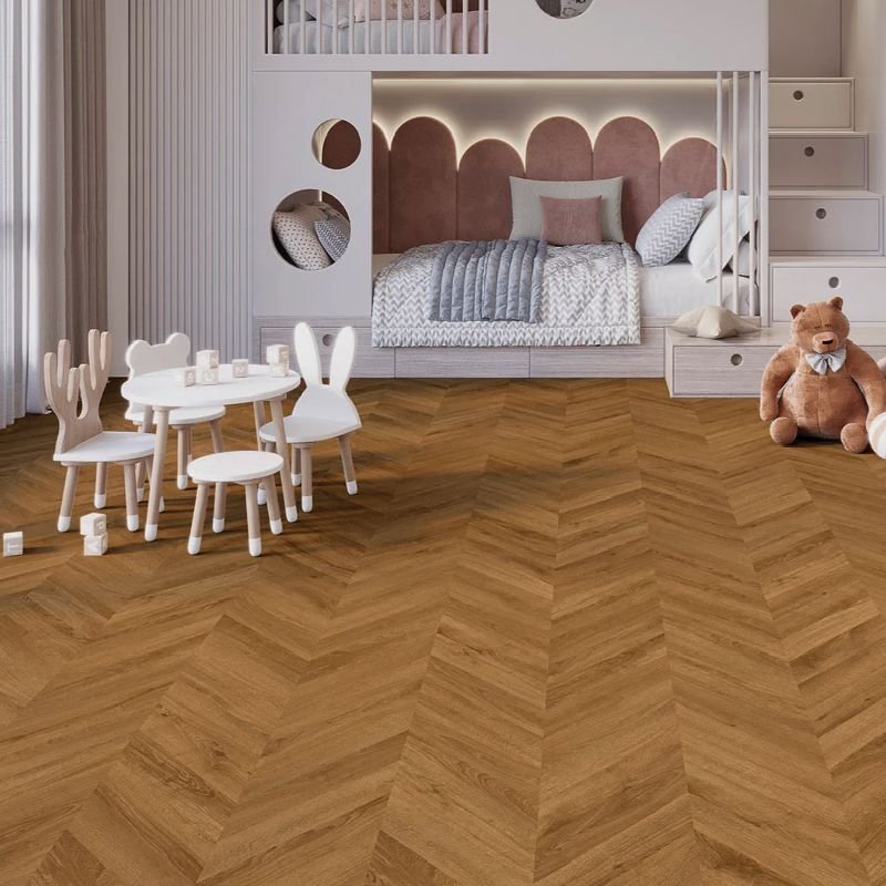 JOKA Design 555 Evolut Chevron 5805 Cognac oak