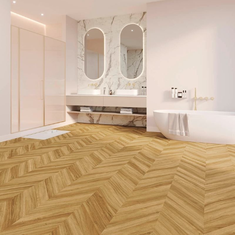 JOKA Design 555 Evolut Chevron 803 Amber oak